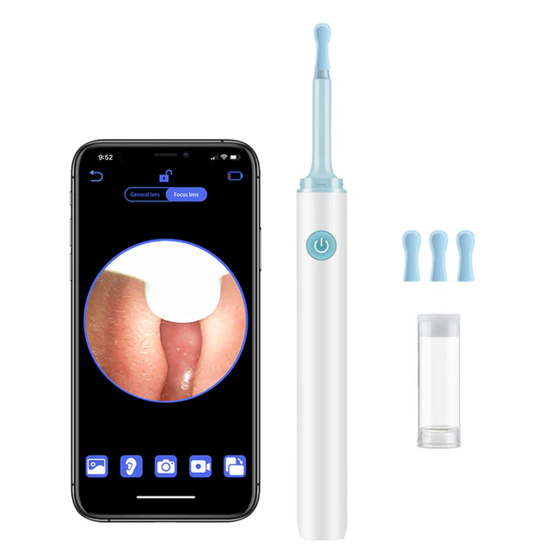 3.9Mm Wireless Visual Silicone Ear Spoon Safe Endoscope Earpick Camera Ear Wax Remover Luminous Otoscope Ear Cleaning Tools