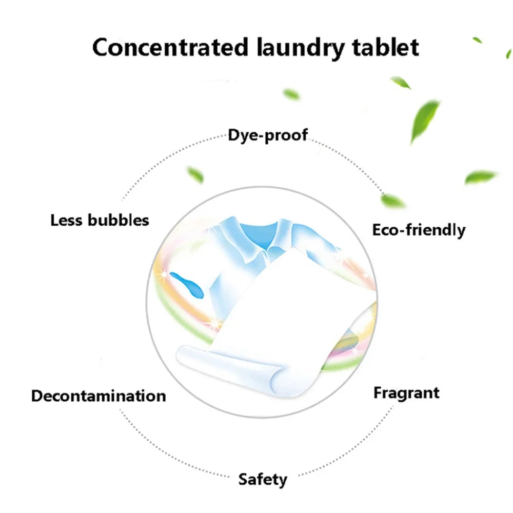 90/180Pcs Laundry Tablets Underwear Cleaning Soap Children'S Clothing Concentrated Washing Powder Detergent for Washing Machines